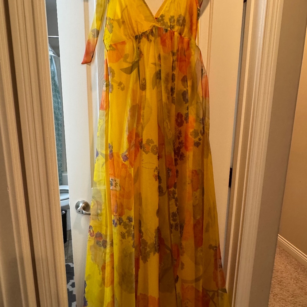 Staud Chiffon Gown Evening Prom Size 10